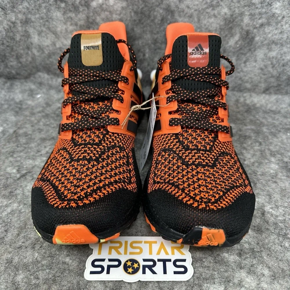 Adidas Ultraboost 1.0 X Fortnite Shoes Mens Size 9 Fishstick Orange Black JQ0715